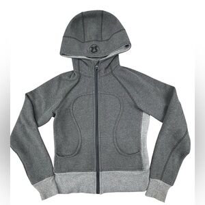 Lululemon | Full Zip‎ Scuba Hoodie | Two Toned Grey | Women's Size 4